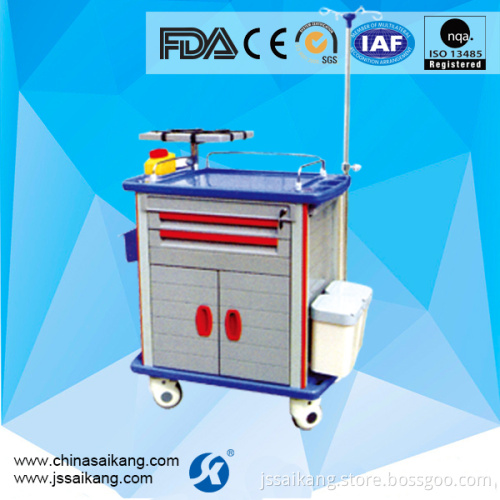 Luxury ABS Medical Emergency Cart & Trolley (SKR043)